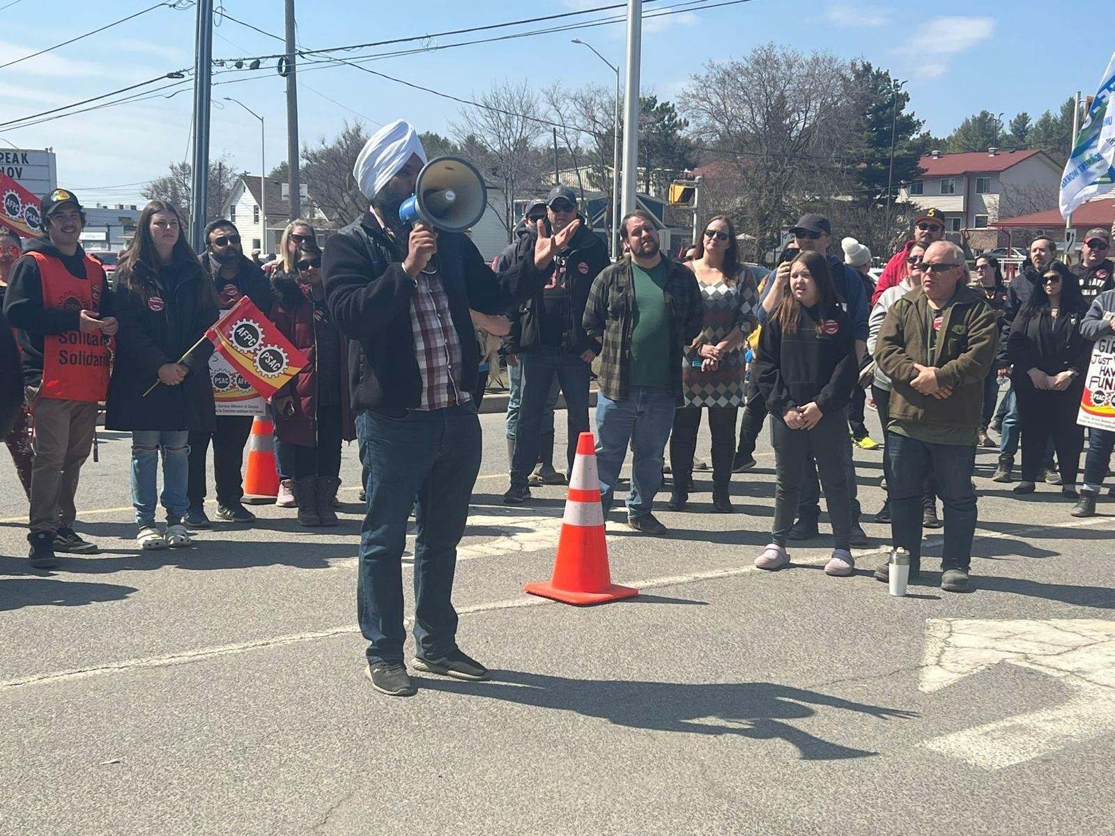 Housing protest for international students